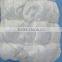 raw white/dyed 100 pct spun polyester hank yarn ,bundle packing yarn
