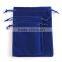 Colorful Drawstring Purple Velvet Jewelry Bag Jewelry Pouch