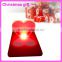 Colorful LED Heart-shaped card lamp ,holiday cards LED card light