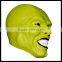Creepy Green Mask Latex Mask for Costume Party Full Head Latex Rubber Masquerade Mask