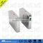 china wing gate turnstile with best price with dc motor access control stainless steel surface