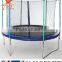 8ft equipment commercial trampoline with safety enclosure