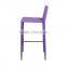 China Manufacturer Wholesale bar stool high chair with different color