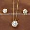 Custom Jewelry Round White Zircon Jewelry Set