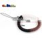 3/8"(10mm) Thickness Mix Color Expandable Coil With Lanyard for Gym Hand Tag Phone Straps