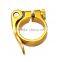 Metal bicycle adjustable quick clamp for tubes bike saddle tube clamp