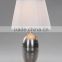 2015 UL lighting bedroom table lamps/lights with white shadow