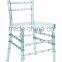 Hot Sale White Wedding Banquet outdoor Clear Resin Napoleon Chair
