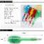 school supplier cartoon plastic ballpoint pen with logo,plastic ball pen for kids