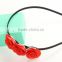 Fashional custom red flowers hair ornaments for promotion