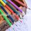 Novelty 6pcs /set color pencil natural wood drawing pencil school stationery sets promotional grift