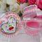 Pink Clear Cake Shaped Lip Plastic container/Make your own Non-toxic plastic Lipstick Bottles/OEM Made Plastic cosmetic bottles