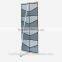 Convenient Advertising Double Literature Catalogue shelf/Netty Brochure Holder/Brochure Stand shelf with wholesale