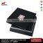 High gloss black MDF wood mobile phone packaging box for storage