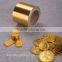 gold aluminum foil for chocolate coins