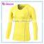 Dry Fit Polyester Spandex Long Sleeve Running Shirt Yoga Wear Compression Shirt for Women