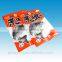 Resealable soft plastic fishing bait lures packaging bags with clear window