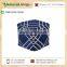 Royal Blue Striped Pattern Pouf Available at Best Selling Market Rate