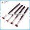 ANY Professional Nail Building Desian Fan Nail Art Brush Black Wood Handle