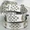 Wholesale Western Ladies Leather Rhinestone Belt from China