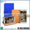 Book wallet stand leather flip cases for Vodafone Smart mini 7