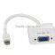 High quality low price Mini DP to VGA cable YJS-DP/VGA for ctv camera