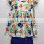 Wholesale Children Boutique Clothing Girls Cotton Frock Designs Child Cotton Dresses