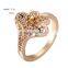 Chic Women Birthstone Platinum Plated New Jewelry Ring for Banquet