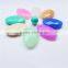 Wholesale flat oval flat loose bead silicone loose bead
