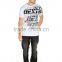 mens handsome summer white T shirt