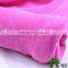 Mulinsen textile 100% polyester dyed knitted pink velvet fabric