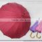 Assorted colors straight umbrella with crook handle