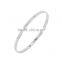 Memories Bangles With Customize Design Word 'SMILE' With 4mm/7mm Width