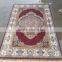 Belgium Design Muslim Prayer Use Handmade Silk Rug Wall Hanging Silk Tapestery Art Silk Carpet Collection