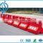 Water-filled heavy barrier for roadway safety