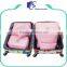 Zippered polyester 6 pieces luggage travel organizer set for travel