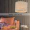 home interior design round linen lamp cover wall lamp,round linen lamp cover wall lamp, linen lamp cover wall lamp W1033