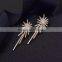 CZ irregular pattern party magnetic earring for girl