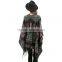 Diamond Phombus Pattern New Fashion Warm Winter Gift Shawl