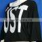 Black raglan sleeve ladies blank t shirt