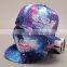 Hot selling Galaxy space hat snapback caps Men Women's Baseball cap Rainbow custom Flat hiphop visor Snapback