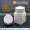 60ml Rectangle pharmaceutical HDPE plastic bottle with push down and turn cap