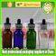 red sprayed e- liquid bottle 15ml0.5oz glass drops bottles for eliquid with