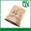 Buy direct from china factory Custom printed foil lined stand up kraft paper bag for food packaging