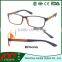 2016 New Trendy Plastic Reading Glasses With Double Color and Spring Hinge