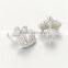 Crown Earrings for Women Sterling Silver Jewelry Made in China FE276