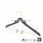 Brown Bamboo Eco Friendly Recycling Coat Clips Hanger for cloth