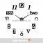 DEHENG 2016 Modern design home decorative 3D frameless large DIY wall clock