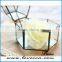 Hot sale wholesale indoor plant glass terrarium clear glass geometrical hanging terrarium-hanging hand blown glass geometric