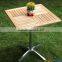 ZT-1042T aluminum patio square ash table